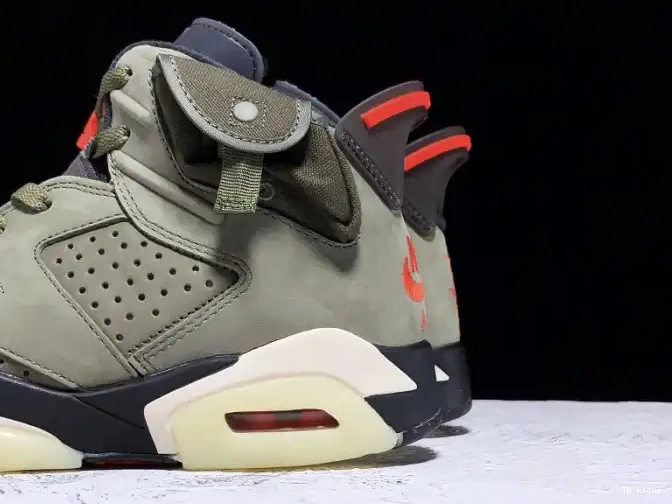 Rep TBK Scott Travis Olive 6 Jordan x Air CN1084-200 Medium 0407
